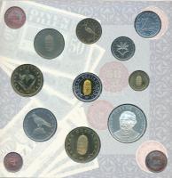 1997. 50f-200Ft (10xklf) forgalmi sor, benne 200Ft Ag "Deák", karton díszcsomagolásban T:P...