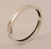 Ezüst(Ag) Esprit ovális karperec, jelzett, 6x7 cm, nettó: 31,5 g