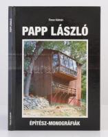 Timon Kálmán: Papp László. Budapest, 1996, Országos Műemlékvédelmi Hivatal Magyar Építészeti Múzeuma. Kiadói kemény papírkötés, számos fekete-fehér és színes fotóval illusztrálva, magyar és angol nyelven. Megjelent 1000 példányban. Jó állapotban.