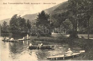 Trencsénteplic, Trencianske Teplice; Baracska tó, kiadja Ondreiecska Fábián / lake