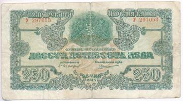 Bulgária / Orosz Adminisztráció 1945. 250L T:III,III- részben resturált
Bulgaria / Russian Administ...