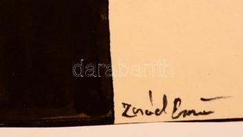 Zorád jelzéssel: Petőfi. Vegyes technika, papír, 39×24 cm