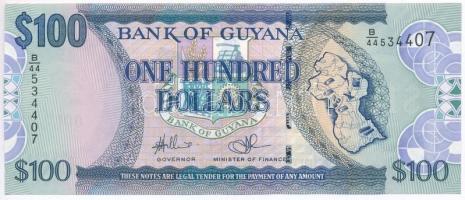 Guyana 1989. 100$ T:I-
Guyana 1989. 100 Dollars C:AU
Krause 28