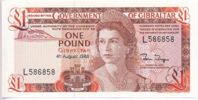 Gibraltár 1988. 1Ł T:I Gibraltar 1988. 1 Pound C:UNC