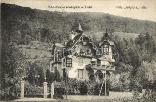 Trencsénteplic, Trencianske Teplice; Göpfert Villa / villa