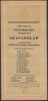 1949,1953 választások szavazólapjai
