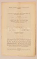 1928 Magyar Irodalmi és Művészeti Kongresszus meghívója és programja 8p.
