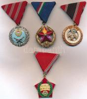 1951. "Közbiztonsági Érem" bronz fokozata a rendőrség tagjai részére, Br kitüntetés mellszalagon + 1957. "Szolgálati Érdemérem" ezüstözött, zománcozott Br kitüntetés mellszalagon + 1957. "Bányász Szolgálati Érdemérem" bronz fokozata, Br kitüntetés mellszalagon + ~1960-1970. "Kiváló Munkáért" zománcozott kitüntetés mellszalagon T:2