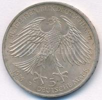 NSZK 1976D 5M Ag "Grimmelhausen halálának 300. évfordulója" T:2
FRG 1976D 5 Mark Ag "...