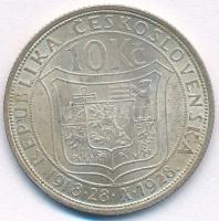 Csehszlovákia 1928. 10K Ag "Masaryk" T:2
Czechoslovakia 1928. 10 Korun Ag "Masaryk&q...