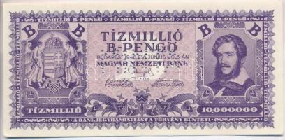 1946. 10.000.000BP hamis "MINTA" perforációval (with fake overprint) T:I-