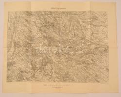 cca 1925 Gödöllő és környéke, 1:75.000, M. Kir. Állami Térképészet, 47×59 cm.