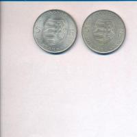 1947. 5Ft Ag "Kossuth" (2x) T:2,2-