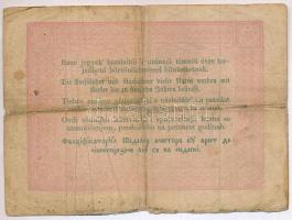 1848. 5Ft "Kossuth bankó" vörösesbarna T:III- fo.
Adamo G109