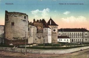 Késmárk, Kezmarok; Tököly vár és kereskedelmi iskola, Feitzinger Ede No. 1032. / castle, school