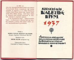1937 Szegedi kis kalendárium, zsebnaptár, használatlan