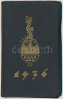 1936 Szegedi kis kalendárium, zsebnaptár, használatlan