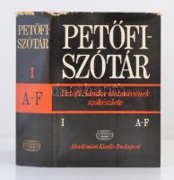 Petőfi Szótár I-IV.  Petőfi Sándor életművének szókészlete. Szerk.: J. Soltész Katalin, Szabó Dénes,...