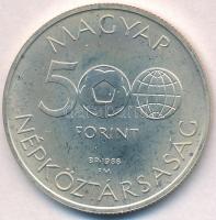 1986. 500Ft Ag "Labdarúgó Világbajnokság - Mexikó 1986 - Focisták" T:1