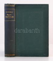 Mariska Vilmos dr.: A magyar pénzügyi jog kézikönyve. Ötödik átdolgozott kiadás! Bp. cca 1880 Franklin.857p. A címlapon hiány. Kiadói, kissé laza egészvászon-kötésben.