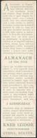 cca 1919-1920 A Kner Nyomda által kiadott könyvjelző