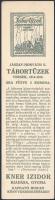 cca 1919-1920 A Kner Nyomda által kiadott könyvjelző