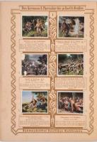 Ruhmesblätter Deutsche Geschichte. Német történelem cigaretta gyűjtőképeken., 252 beragasztott képet...