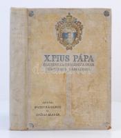 Dr. Czaich Árpád Gilbert-Fráter Aladár: X. Pius pápa életének és uralkodásának története napjainkig. Bp., 1907, Athenaeum. Kiadói egészvászon kötés kopottas állapotban. 44 t. Egy hiánnyal.