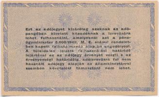 1946. 10.000.000AP fordított címeres T:I,I-