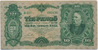 1929. 10P "Deák Ferenc" T:III,III- Adamo P8