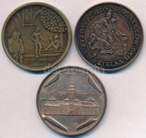 Fritz Mihály (1947-) 1983. "Szegedi Szabadtéri Játékok" Br emlékérem (42,5mm)  + Fritz Mih...