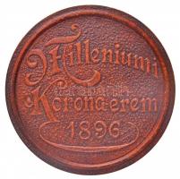 1896KB 1K Ag "Millenium" jó állapotban lévő eredeti bordó "Milleniumi Koronaérem - 18...