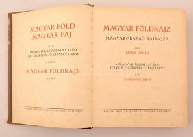 Prinz Gyula, Cholnoky Jenő, Gr. Teleki Pál, Bartucz Lajos: Magyar föld, magyar faj I-IV. kötet, Komp...