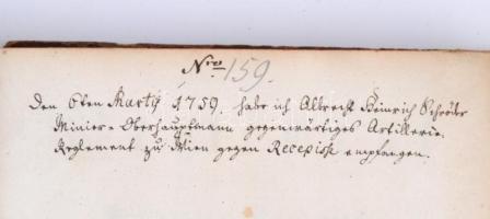 [Joseph Wenzel FürsT von Liechtenstein (1696-1772]: Reglement für das Kaiserlich Königliche gesammte...