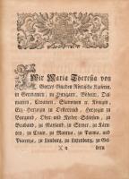 [Joseph Wenzel FürsT von Liechtenstein (1696-1772]: Reglement für das Kaiserlich Königliche gesammte...