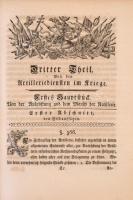 [Joseph Wenzel FürsT von Liechtenstein (1696-1772]: Reglement für das Kaiserlich Königliche gesammte...
