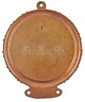 ~1930. "Királyi Magyar Automobil Club" zománcozott Br autójelvény (102x84mm) T:2