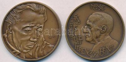 Kiss György (1943-) 1990. "MÉE - Száz éve született Ferenczy Noémi" Br emlékérem (42,5mm) ...