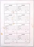 Kerta 1991. "Jóbarátság Mezőgazdasági Termelőszövetkezet" névre vagyonjegye 1000Ft-ról T:2...