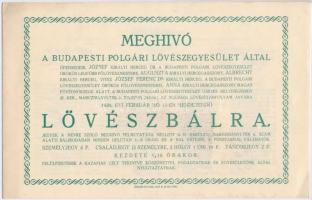 Reményi József (1887-1977) ~1920-1930. "Budapesti Polgári Lövész Egyesület / Hazádat és királyo...