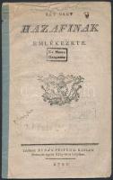 1790 Buda, Pest, Kassa, Két nagy hazafinak emlékezete, 6p