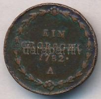 Csehország / Történelmi tartomány 1782A 1 Garas Cu T:2- ü. Bohemia 1782A 1 Gröschl Cu C:VF ding  Krause KM#818