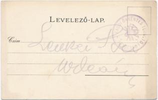 Kaposvár, Somogy vármegye címere; Athenaeum Rt. kőnyomdája, floral, litho "Faddi Önkéntes Tűzol...