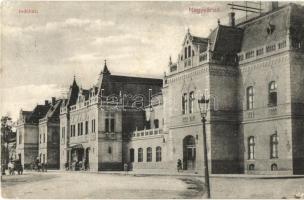 Nagyvárad, Oradea; Indóház, vasútállomás / railway station (EK)