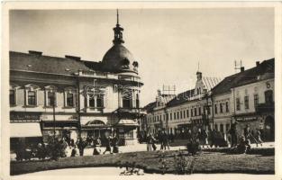 Dés, Dej; Megyeháza, Minerva gyógyszertár / county hall, pharmacy