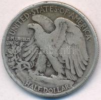 Amerikai Egyesült Államok 1943. 1/2$ Ag "Walking Liberty" T:3 ü.,ph.
USA 1943. 1/2 Dollar...