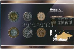 Oroszország 1992. 1R-100R (6xklf) forgalmi sor szettben, papírtokban T:1,1-
Russia 1992. 1 Rouble -...