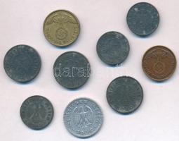 Német 3. Birodalom 1935-1942. 2pf-50pf (9xklf) T:2,2-
German Third Reich 1935-1942. 2 Pfennig - 50 ...