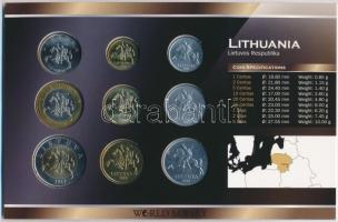 Litvánia 1991-2013. 1c-5L (9xklf) forgalmi sor szettben, papírtokban T:1,1-
Lithuania 1991-2013. 1 ...