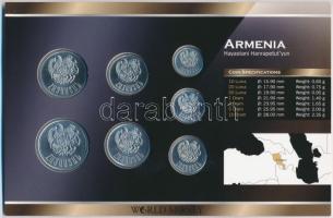 Örményország 1994. 10l-10D (7xklf) forgalmi sor szettben, papírtokban T:1,1-
Armenia 1994. 10 Luma ...